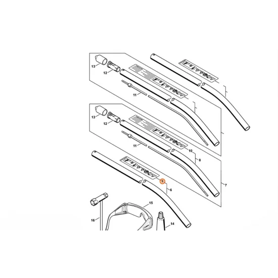 STIHL  Tabliczka ostrzegawcza FC 0000 967 7278